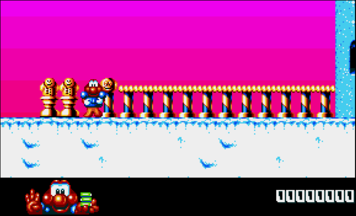 James Pond 2 Codename RoboCod - Atari ST game screenshot (1991) by Millennium